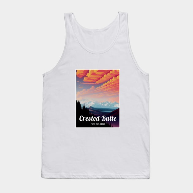 Crested Butte Colorado United States ski Tank Top by UbunTo